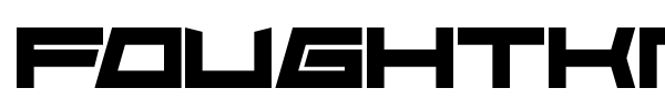 FoughtKnight Die font preview
